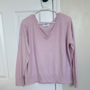 Old Navy Women's Light Pink V-Neck Sweater